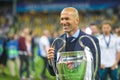 Zinedine Zidane football Royalty Free Stock Photo